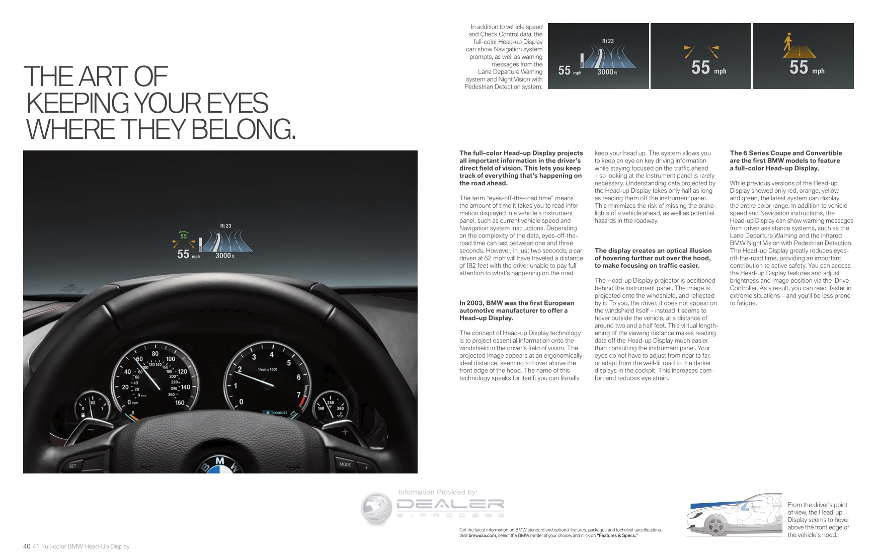 2012 BMW 6-Series Brochure Page 1